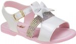 Sandalia Infantil 8302-521 Verniz Branco